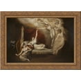 thumbnail image 1 of The Vision of Catherine of Aragon 24x18 Gold Ornate Wood Framed Canvas Art by Henry Fuseli, 1 of 2