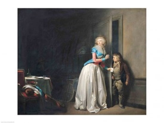 The Visit Received 1789 Canvas Art - Louis-Leopold Boilly (36 x 24)