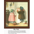 thumbnail image 1 of The Visit, Vintage Counted Cross Stitch Pattern (Pattern Only, You Provide the Floss and Fabric), 1 of 5