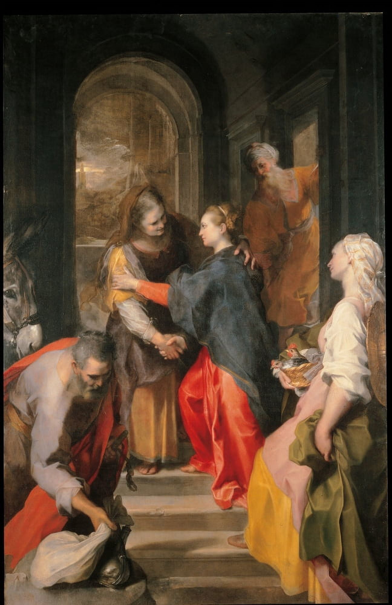 The Visitation Canvas Art - (18 x 24)