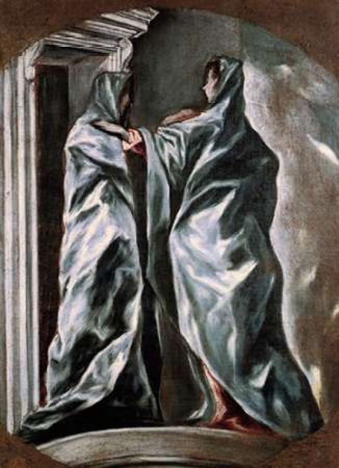 The Visitation Canvas Art - El Greco (20 x 28)