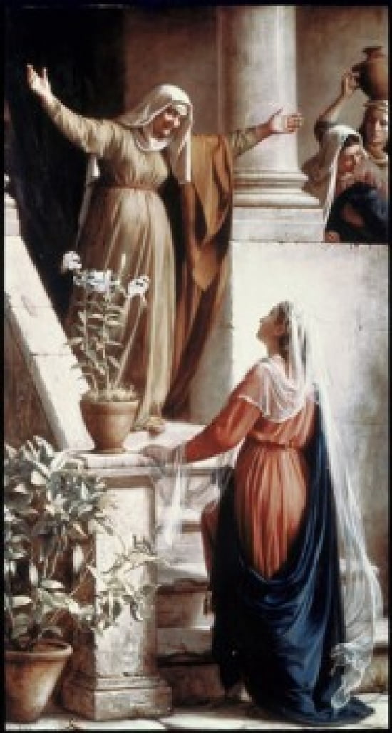 The Visitation Carl Heinrich Bloch (1834-1890 Danish) National History Museum Frederiksborg Castle Denmark Canvas Art - Carl Heinrich Bloch (24 x 36)