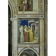The Visitation , c. 1305-1313, , Giotto di Bondone (c. 1266-1337 /Florentine), Fresco , Arena Chapel, Cappella degli Scrovegni, Padua Poster Print (24 x 36)