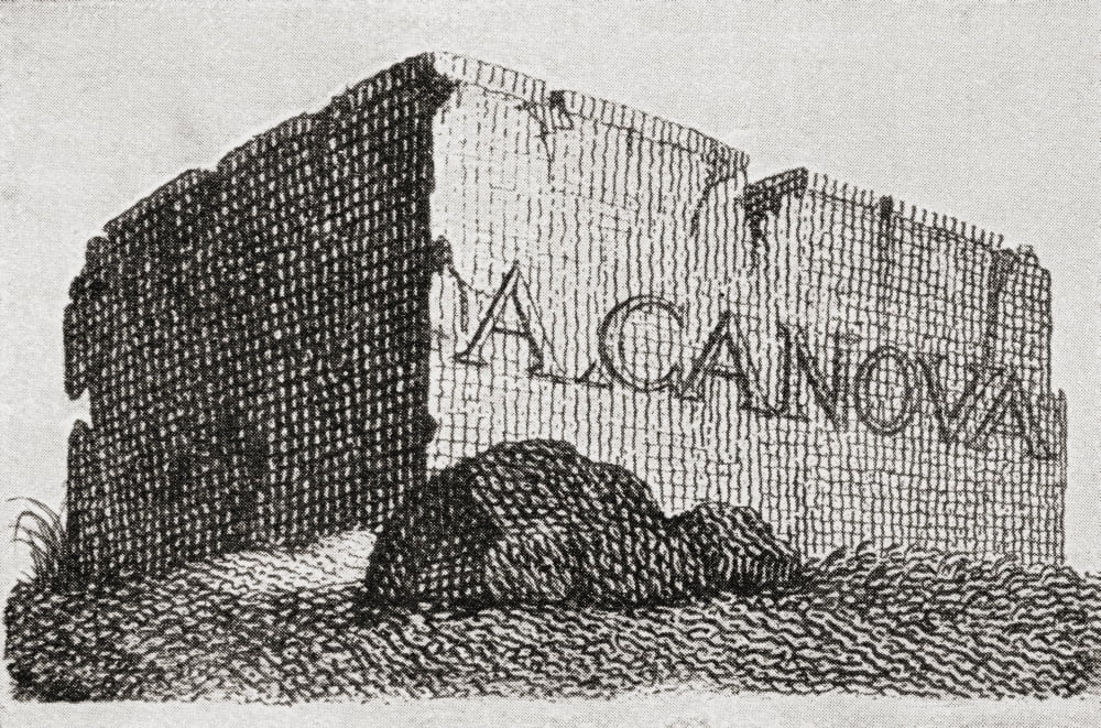 The Visiting Card Of Antonio Canova Depicting A Huge Block Of Marble Antonio Canova 1757 Canvas Art - Ken Welsh Design Pics (38 x 24)