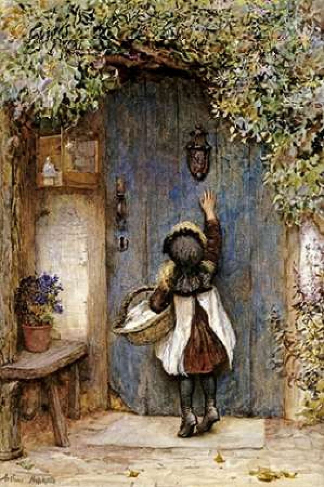 The Visitor Canvas Art - Arthur Hopkins (24 x 36)