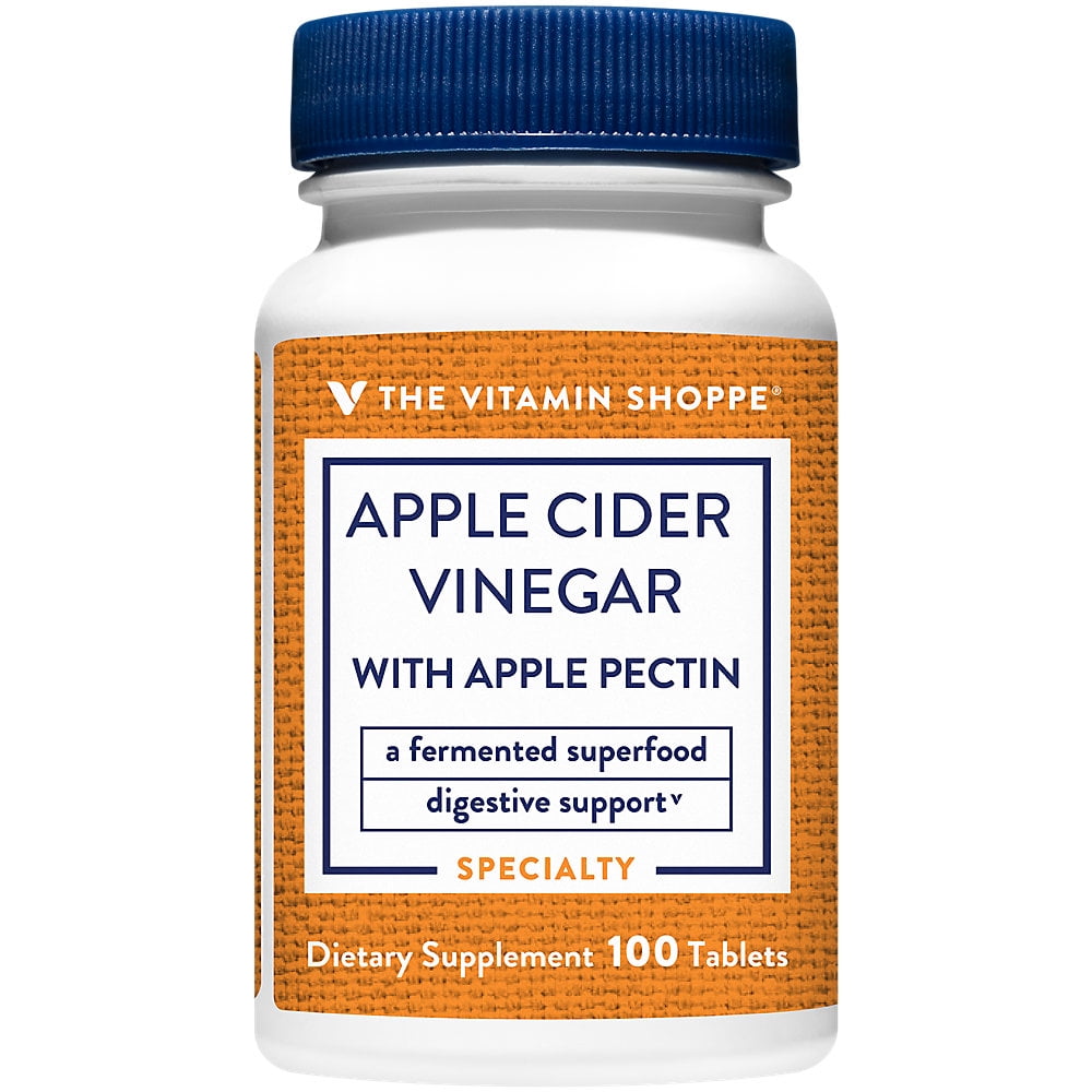 The Vitamin Shoppe Apple Cider Vinegar with Apple Pectin 108 MG A