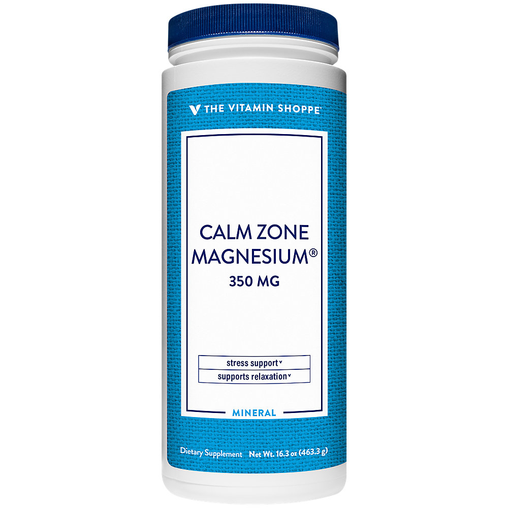 The Vitamin Shoppe Calm Zone Magnesium Mineral Powder, 325mg