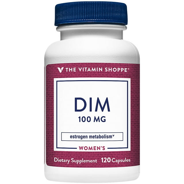 The Vitamin Shoppe DIM 100MG with Bioperine Black Pepper Extract