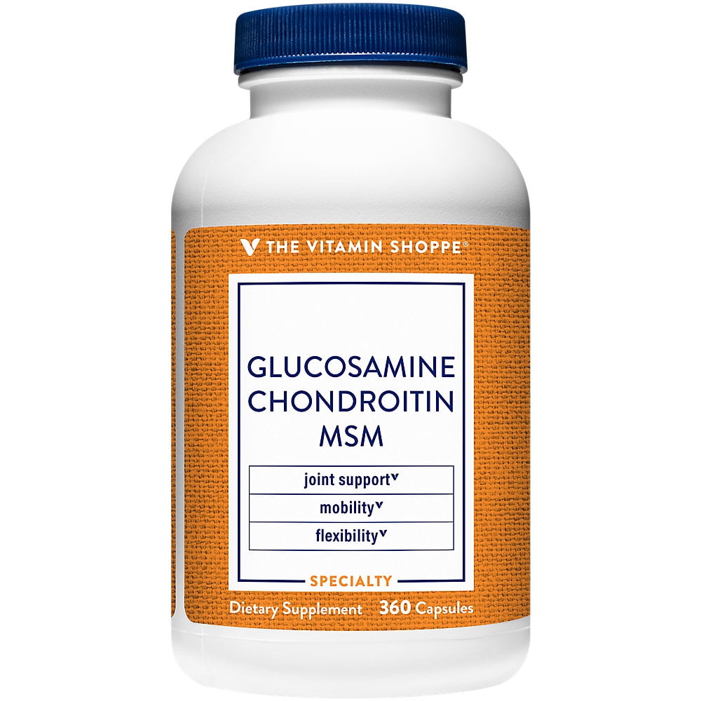 The Vitamin Shoppe Glucosamine, Chondroitin, & MSM (360 Capsules