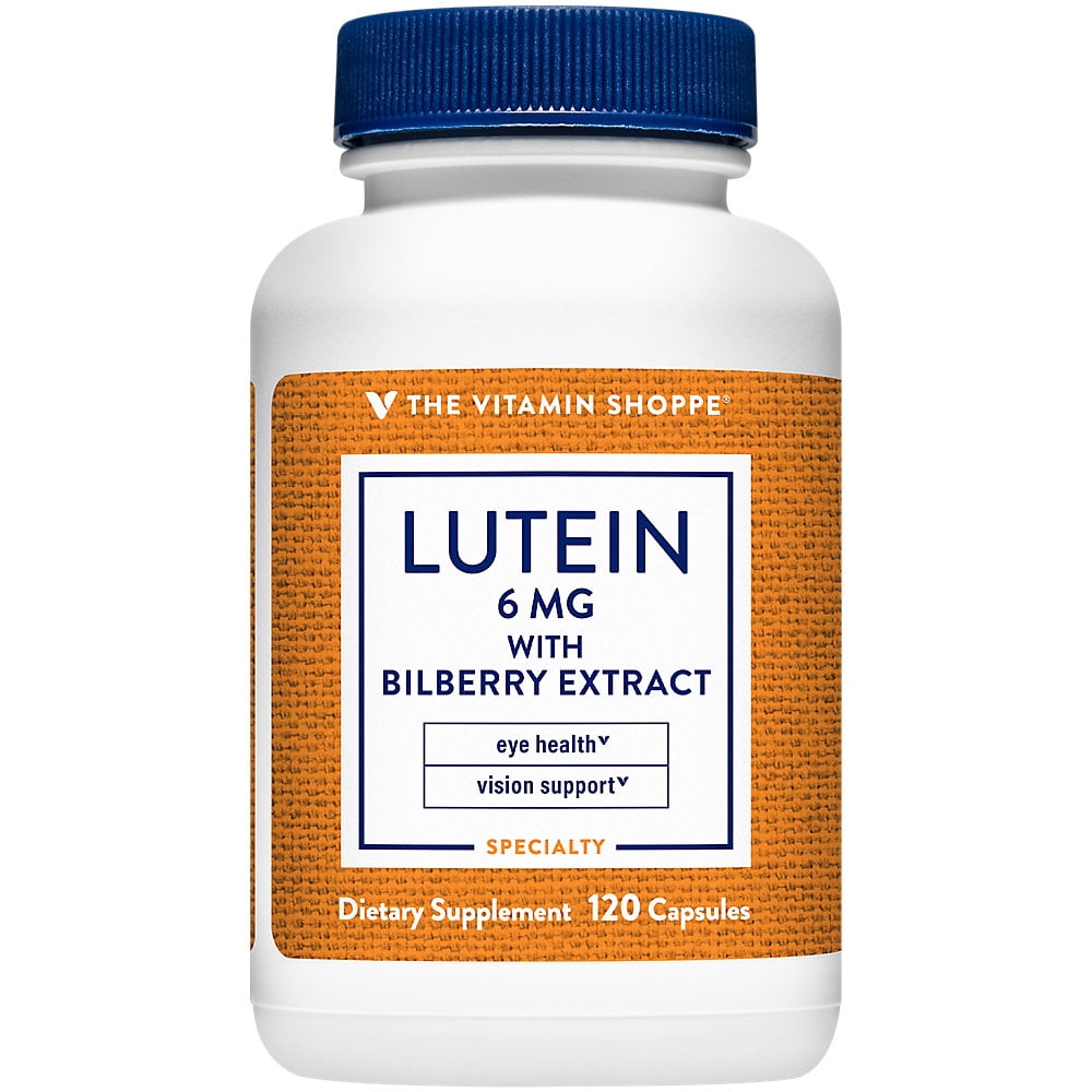 The Vitamin Shoppe Lutein with Bilberry Antioxidant That Supports Eye