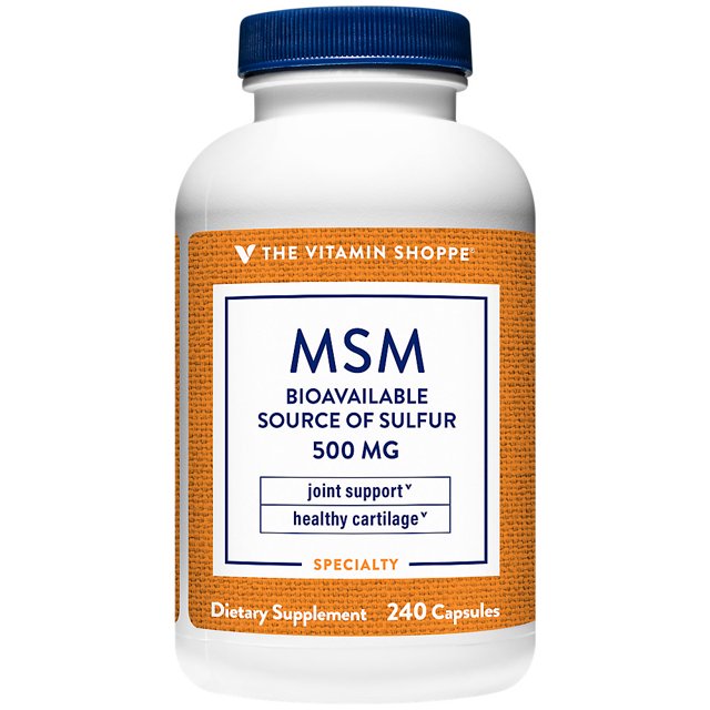 The Vitamin Shoppe MSM 500 (500MG) (Methylsulfonylmethane), Supports