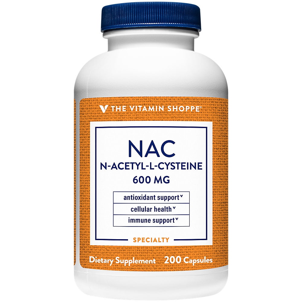 The Vitamin Shoppe NAC NAcetylLCysteine Promotes Cellucor Health