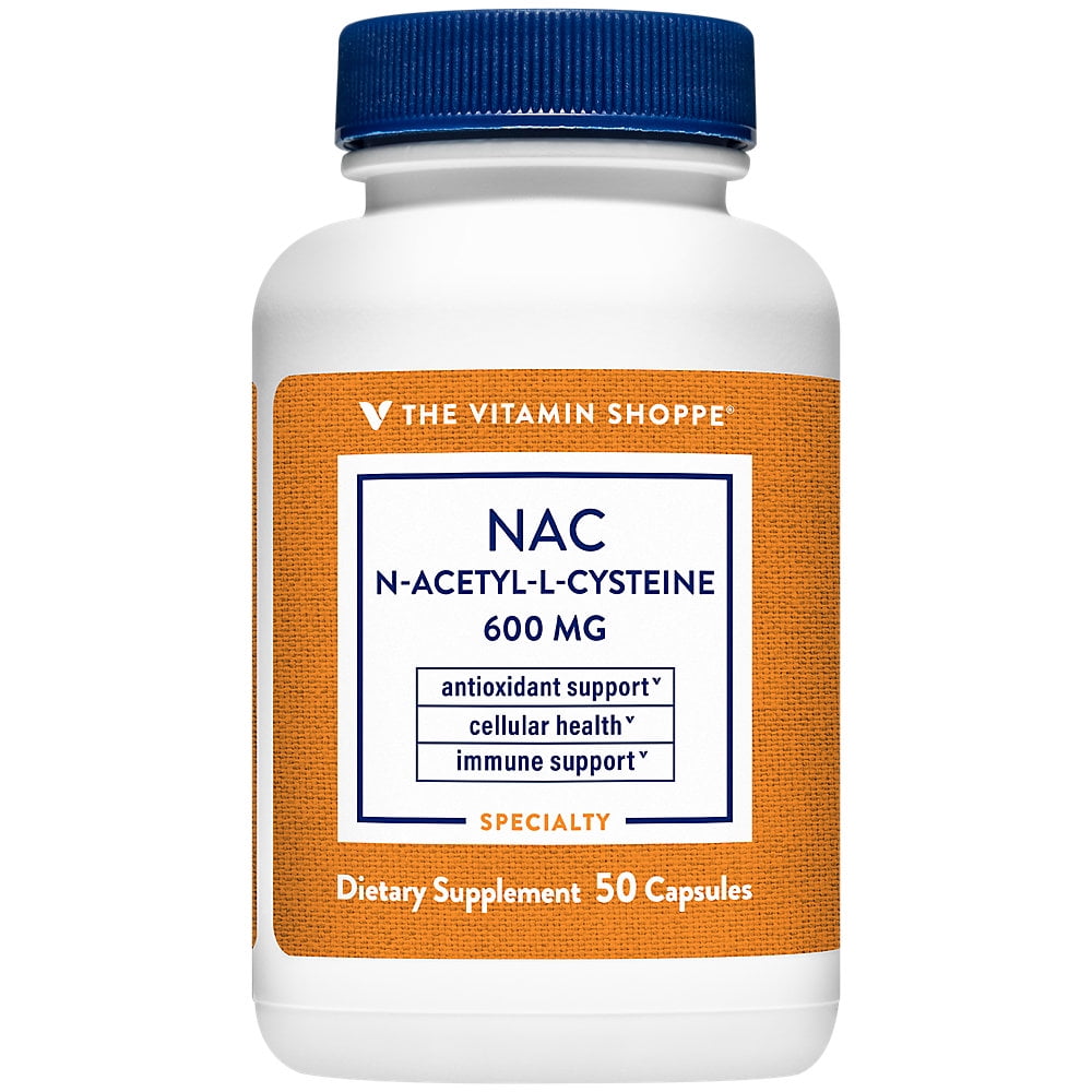 The Vitamin Shoppe NAC NAcetylLCysteine Promotes Cellucor Health