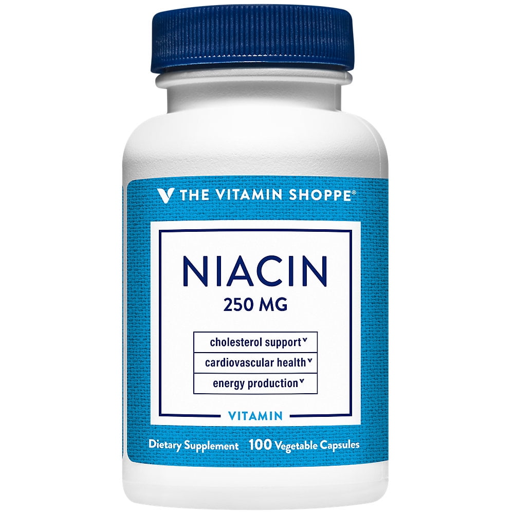 The Vitamin Shoppe Niacin 250MG, Supports Cholesterol Levels Already