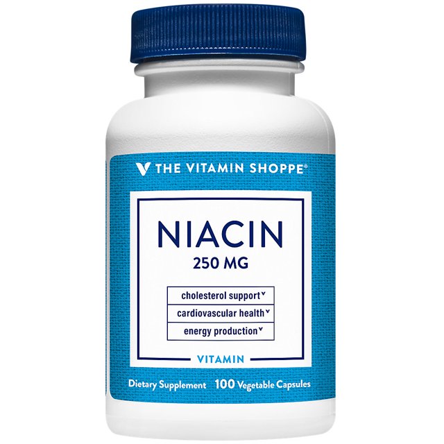 The Vitamin Shoppe Niacin 250MG, Supports Cholesterol Levels Already