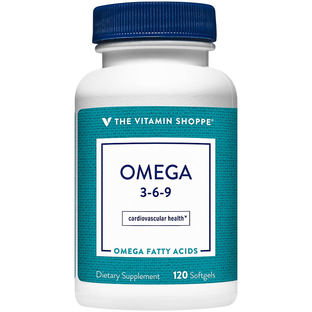 The Vitamin Shoppe Omega 369, Omega Essential Fatty Acid Supplement that Supports Healthy