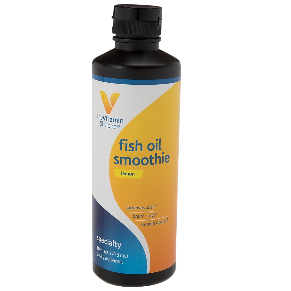 The Vitamin Shoppe Omega 3 Fish Oil Smoothie 900mg, EPA 288mg & DHA