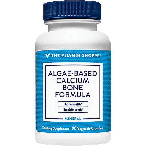 The Vitamin Shoppe PlantBased Algae Calcium Bone Formula with