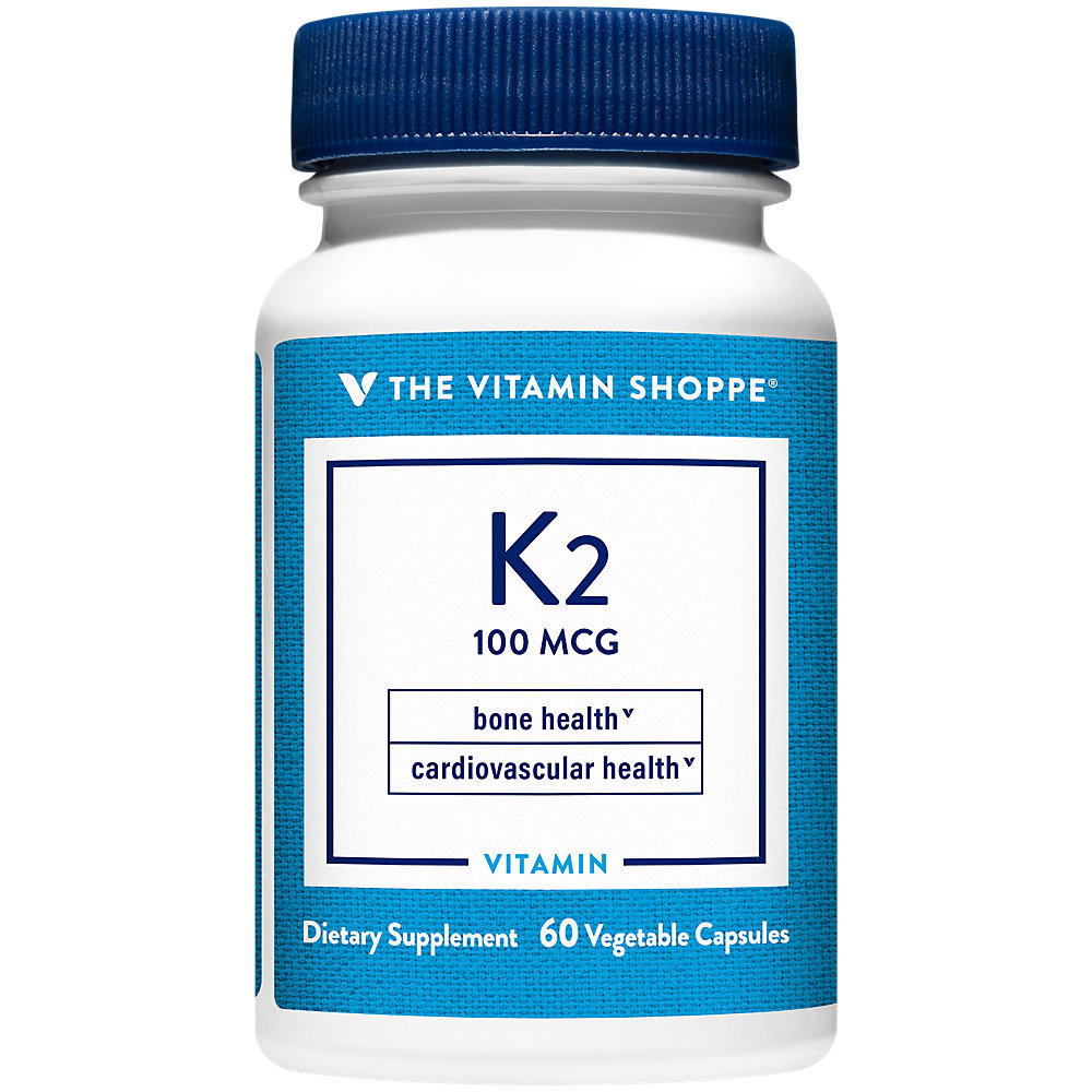 The Vitamin Shoppe Vitamin K2 100 MCG (60 Vegetarian Capsules