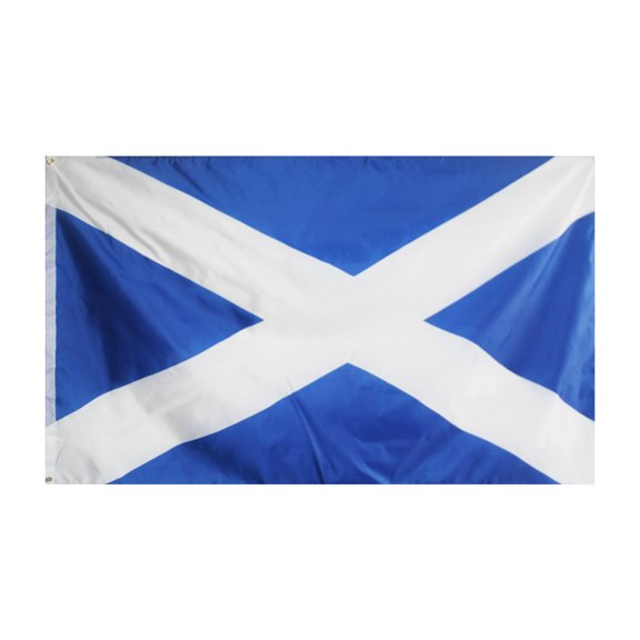 The VividS Colors And Fading Of The Scottish Flag - Proof Canvas Header And Double, High - Quality Polyester Banner