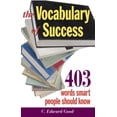 thumbnail image 1 of Pre-Owned The Vocabulary of Success: 403 Words Smart People Should Know (Capital Ideas for Business & Personal Development) (Paperback) 1933102667 9781933102665, 1 of 1