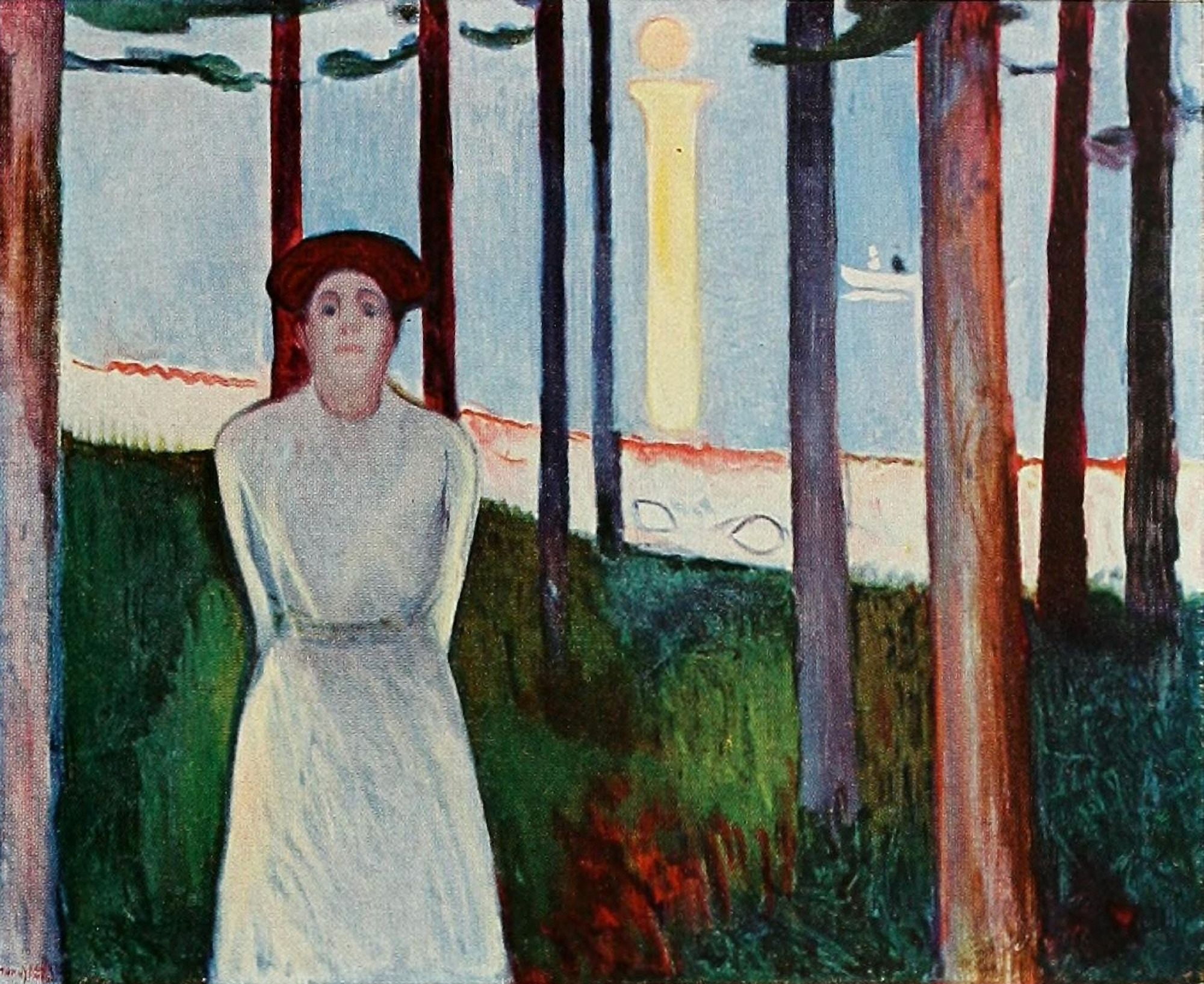 The Voice 1893 Canvas Art - Edvard Munch (24 x 36)