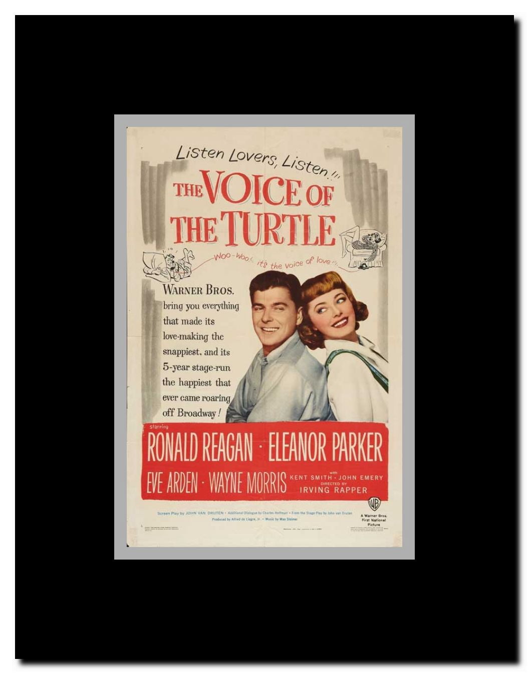 The Voice of the Turtle Framed Movie Poster