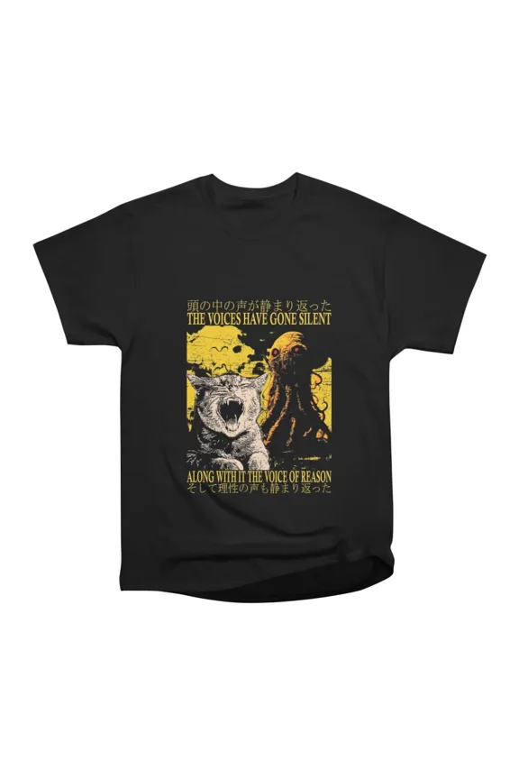 The Voices Have Gone Silent T-Shirt Tee Gift For Him Merch For Her Apparel For Friend