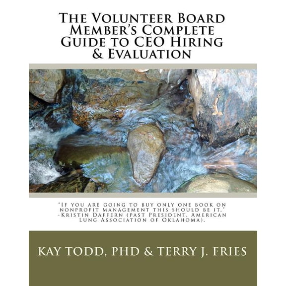 The Volunteer Board Member's Complete Guide to CEO Hiring & Evaluation