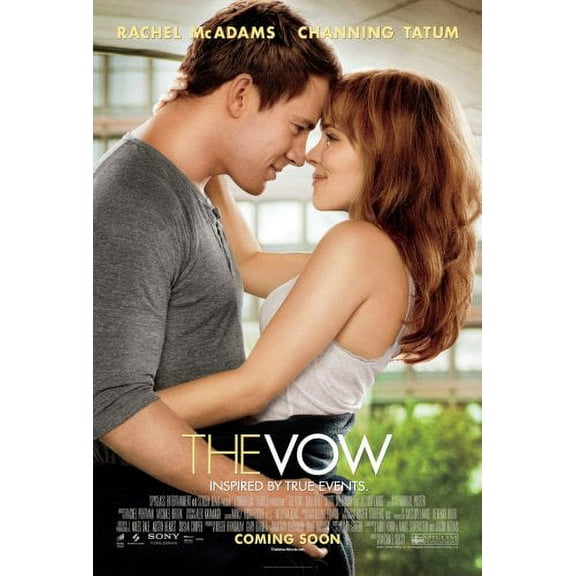 The Vow Movie Poster Channing Tatum Metal Print 12x16 12x16 Square Adults Best Posters