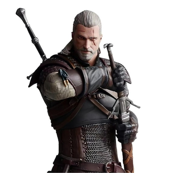 The W-itcher 3: The Wild Hunt - 9.5"Geralt Heart of Stone Figure Kids Birthday Present, Multicolor