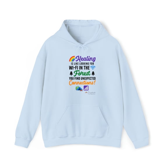 The WI-fI HEALING JOURNEY Hooded Sweatshirt by Grandmarkee ~The Magician~