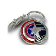 The WINTER SOLDIER & CAPTAIN AMERICA Keychain, Official Marvel Studios Disney+ THE FALCON & THE WINTER SOLDIER Keychain