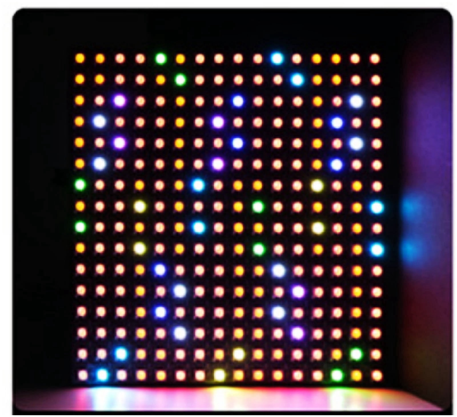 The WS2812B Matrix Panel 16x16 256 Pixels Is a Individually Addressable ...