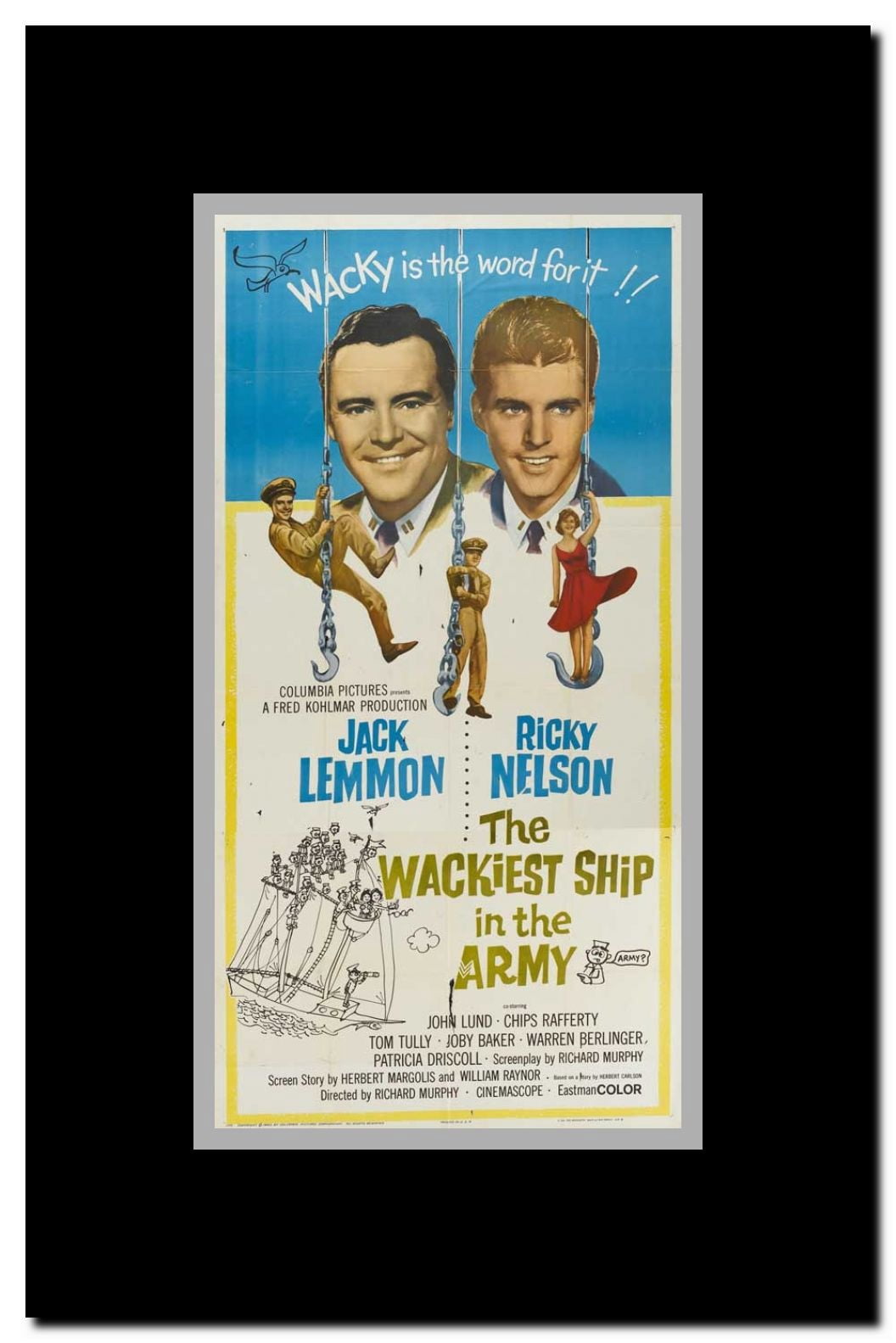 The Wackiest Ship in the Army Framed Movie Poster