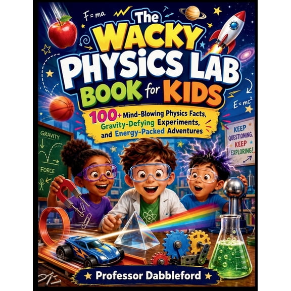 The Wacky Physics Lab Book for Kids: 100+ Mind-Blowing Physics Facts, Gravity-Defying Experiments, and Energy-Packed Adv, (Paperback)
