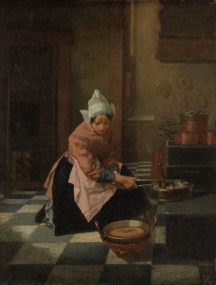 The Waffle Baker Canvas Art - (18 x 24)