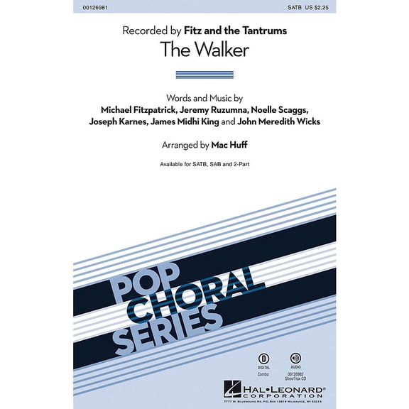 The Walker Showtrax Cd Pop Choral Series