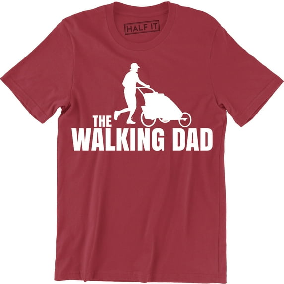 The Walking Dad - Funny Dead Zombie Father Gift Dad Joke Retro Tee Shirt