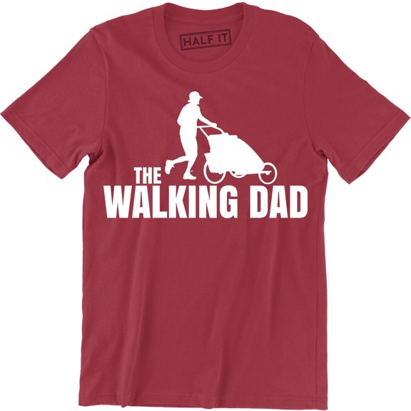 The Walking Dad - Funny Dead Zombie Father Gift Dad Joke Retro Tee Shirt