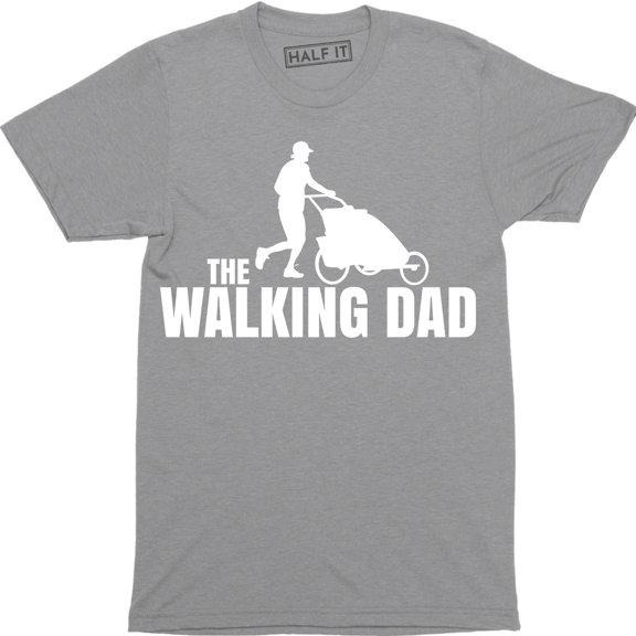The Walking Dad - Funny Dead Zombie Father Gift Dad Joke Retro Tee Shirt