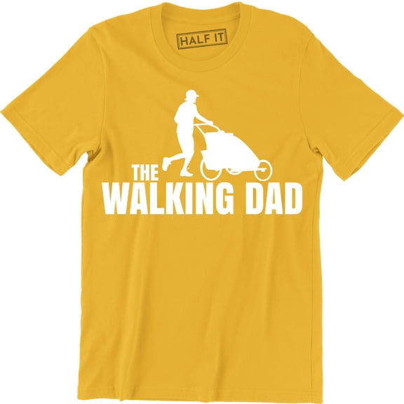 The Walking Dad - Funny Dead Zombie Father Gift Dad Joke Retro Tee Shirt