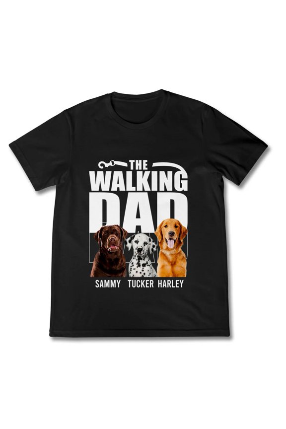 The Walking Dad - Personalized Custom Shirt, Graphic T-Shirt