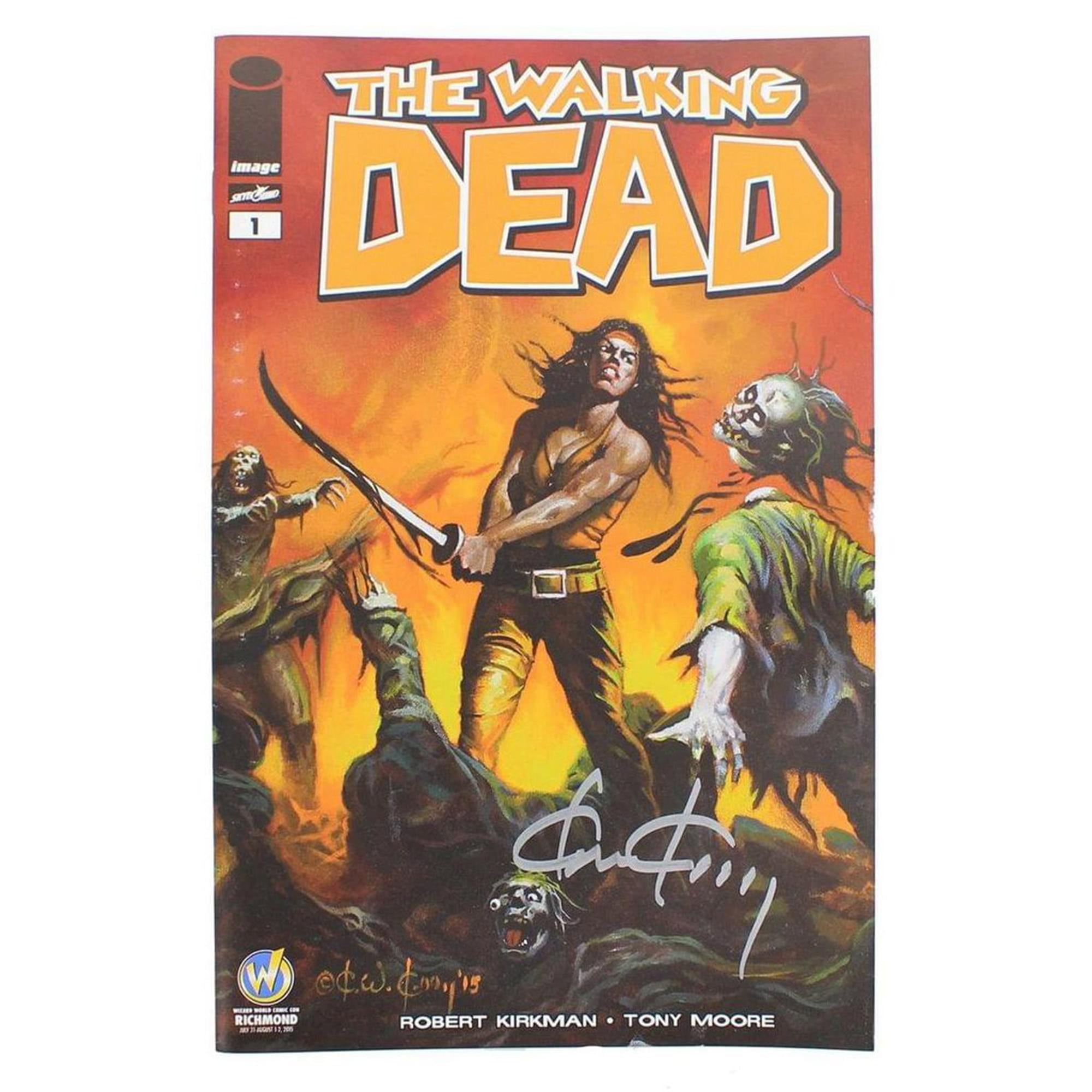 TOYNK TOYS The Walking Dead #1 WW Richmond Exclusive Color Cover Signed By Ken Kelly