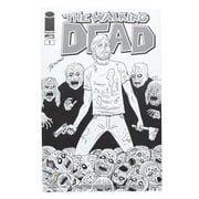 The Walking Dead #1 WW Vegas Exclusive B&W Cover Signed By Gilbert Hernandez