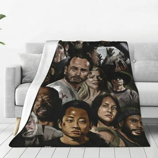 Walking dead blanket walmart deals