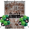 thumbnail image 1 of The Walking Dead Backdrop Balloons Banner Party Decorations Taspestry Wall Decor Background Poster Supplies, 1 of 5