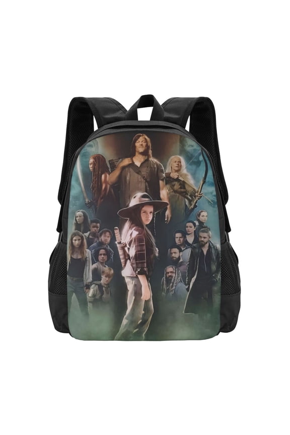 The Walking Dead Backpack Casual College Bookbag Laptop Travel Backpacks Business Large Capacity Adult Bags