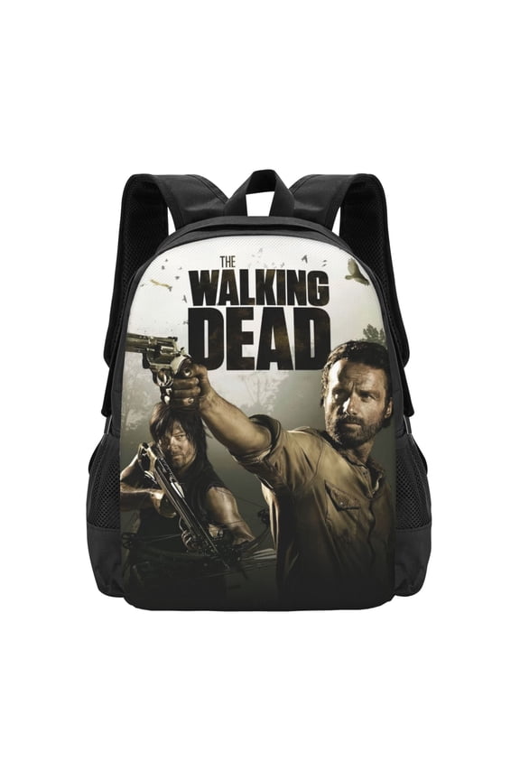 The Walking Dead Backpack Lightweight College Bookbag Laptop Travel Backpacks Work Large Capacity Adult Bags