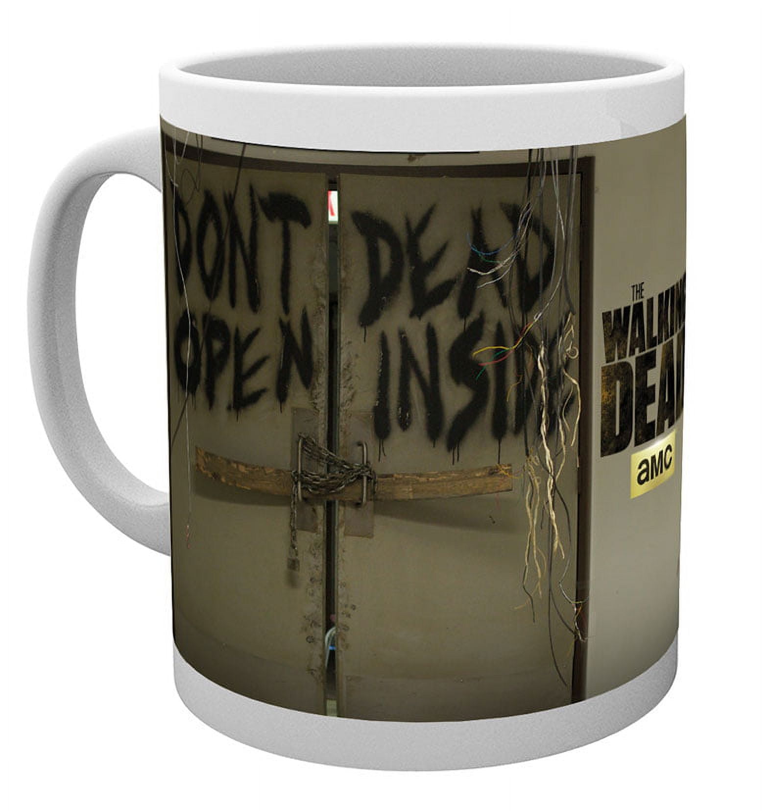 The Walking Dead Ceramic Coffee Mug / Cup (Cafeteria / Don't Open, Dead Inside)